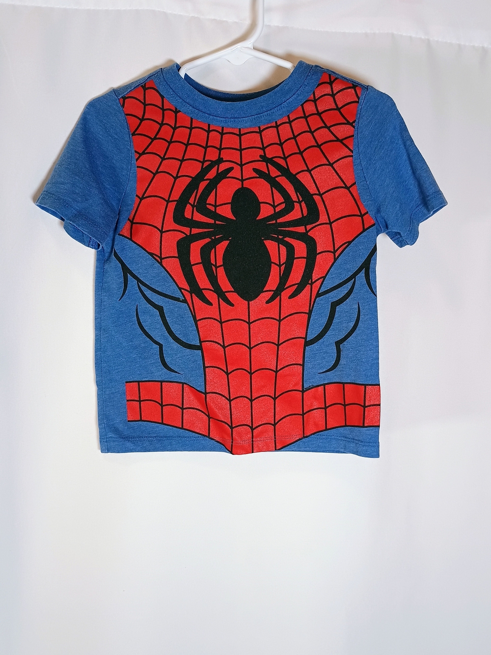 Old Navy Blue and Red Spiderman Graphic Tee